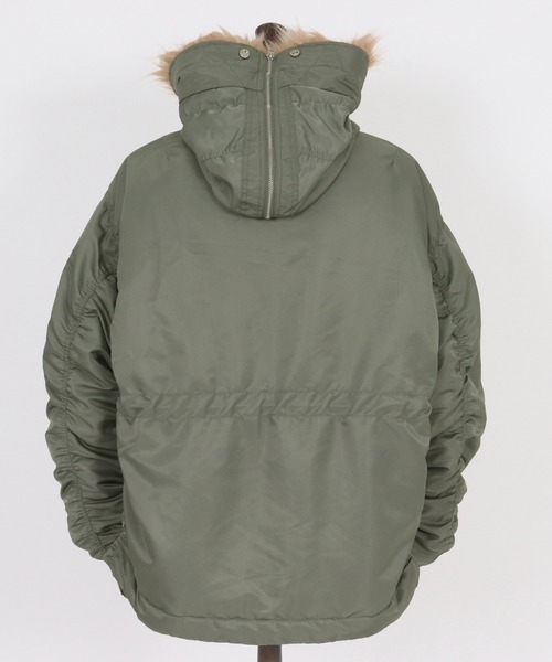 ADAM PATEK（アダムパテック）の「ADAMPATEK/N-2.5B jacket/N2.5Bフライトジャケット（ミリタリージャケット・メンズ・ブラック/オリーブ・1/2）」の17枚目の写真