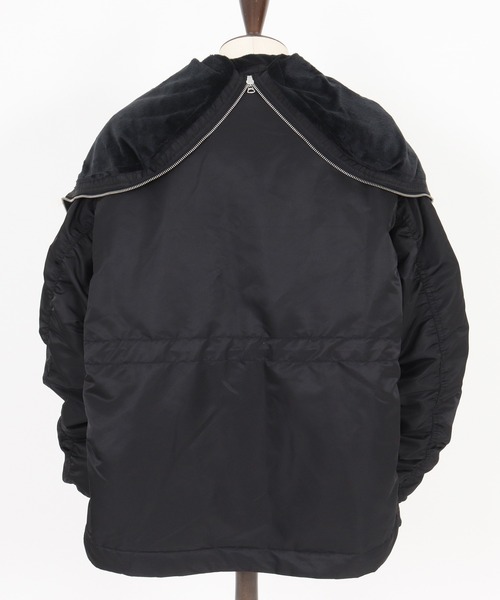 ADAM PATEK（アダムパテック）の「ADAMPATEK/N-2.5B jacket/N2.5Bフライトジャケット（ミリタリージャケット・メンズ・ブラック/オリーブ・1/2）」の4枚目の写真