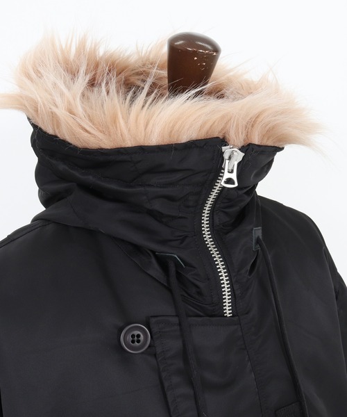 ADAM PATEK（アダムパテック）の「ADAMPATEK/N-2.5B jacket/N2.5Bフライトジャケット（ミリタリージャケット・メンズ・ブラック/オリーブ・1/2）」の5枚目の写真
