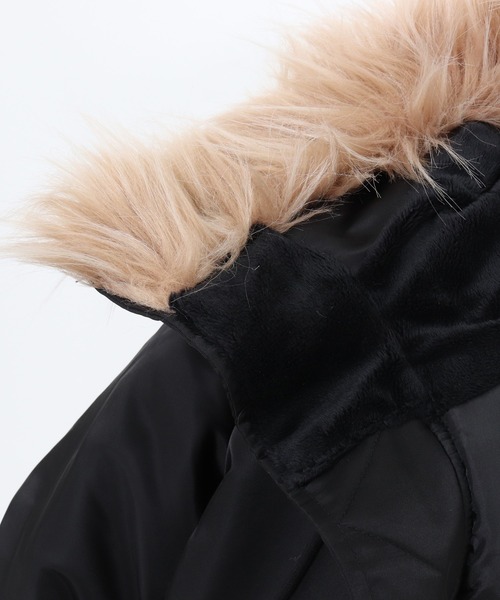 ADAM PATEK（アダムパテック）の「ADAMPATEK/N-2.5B jacket/N2.5Bフライトジャケット（ミリタリージャケット・メンズ・ブラック/オリーブ・1/2）」の6枚目の写真