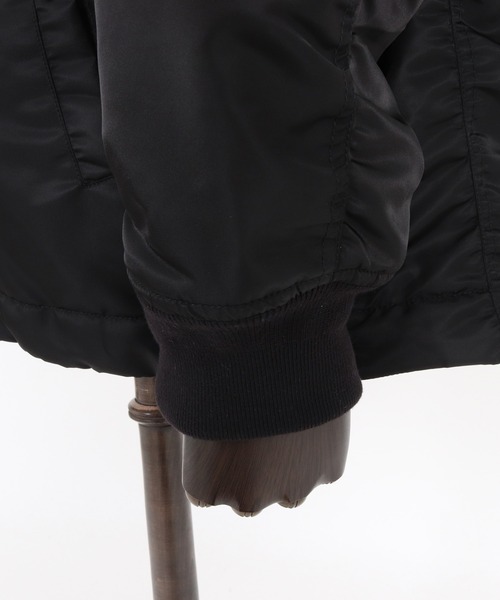 ADAM PATEK（アダムパテック）の「ADAMPATEK/N-2.5B jacket/N2.5Bフライトジャケット（ミリタリージャケット・メンズ・ブラック/オリーブ・1/2）」の10枚目の写真