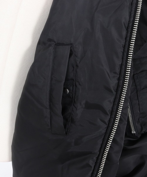 ADAM PATEK（アダムパテック）の「ADAMPATEK/N-2.5B jacket/N2.5Bフライトジャケット（ミリタリージャケット・メンズ・ブラック/オリーブ・1/2）」の15枚目の写真