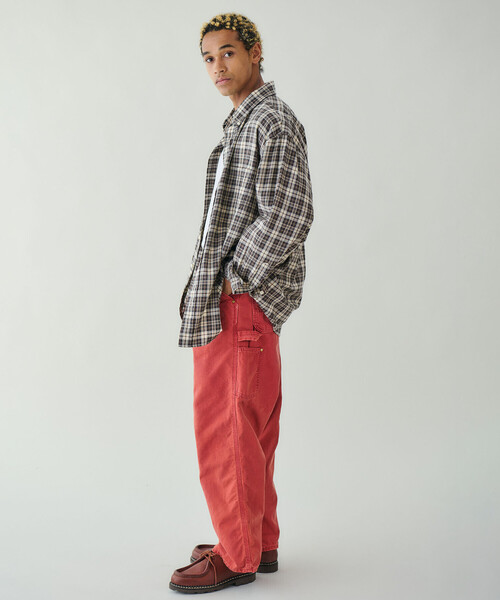 orSlow(オアスロウ)の「orSlow | DAD'S FIT OXFORD PAINTER PANTS MEN(その他パンツ・メンズ・レッド系その他・2/4/3)」の18枚目の写真