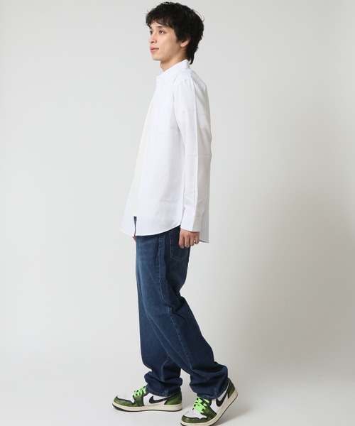HANES(ヘインズ)の「【HANES/ヘインズ】ワイドフィットストレート ジーンズ / デニムパンツ(デニムパンツ・メンズ・インディゴブルー/ブルー/ライトブルー・S/M/L/LL)」の9枚目の写真