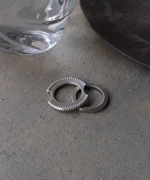 ツイスト フープ リング (2Set) / Twist hoop ring (2set)