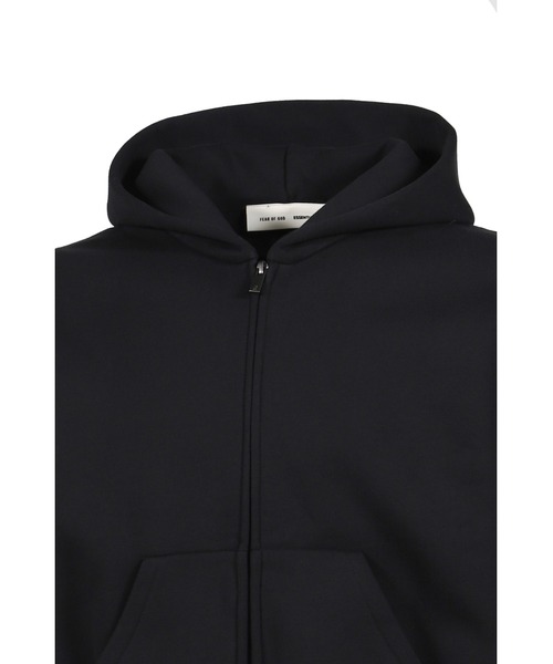 FOG ESSENTIALS(エフオージーエッセンシャルズ)の「CLASSIC FIT ZIP-UP HOODIE(パーカー・レディース・ブラック・X-SMALL/SMALL/MEDIUM)」の4枚目の写真