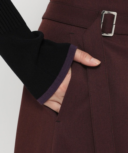 HARE（ハレ）の「ハイショクステッチフレアスカート(HARE)（スカート・レディース・ボルドー/ブラック・FREE）」の17枚目の写真