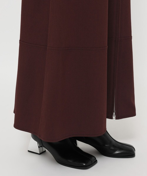 HARE（ハレ）の「ハイショクステッチフレアスカート(HARE)（スカート・レディース・ボルドー/ブラック・FREE）」の15枚目の写真