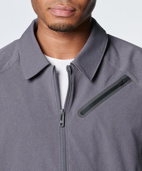 UNDER ARMOUR(アンダーアーマー)の「UAアンストッパブル エアベント ジャケット(トレーニング/メンズ)(その他アウター・メンズ・グレー×ホワイト・L/S/M)」の4枚目の写真