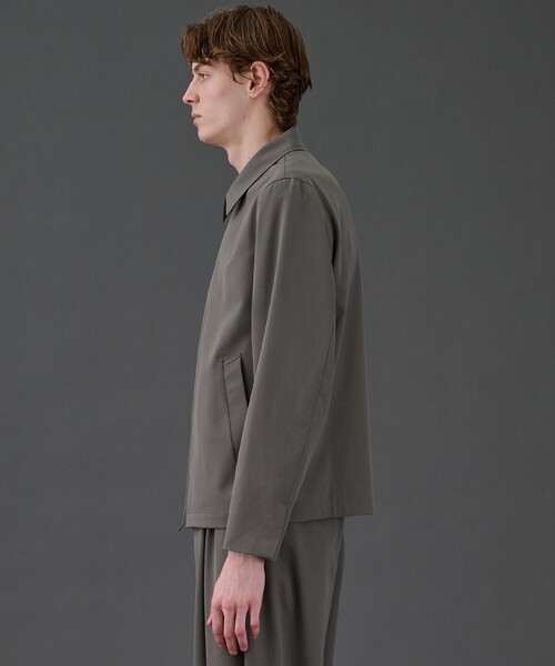 UNITED TOKYO(ユナイテッドトウキョウ)の「CLEAR WOOL ジップブルゾン(ブルゾン・メンズ・ブラック/グレイッシュベージュ・1/2)」の8枚目の写真