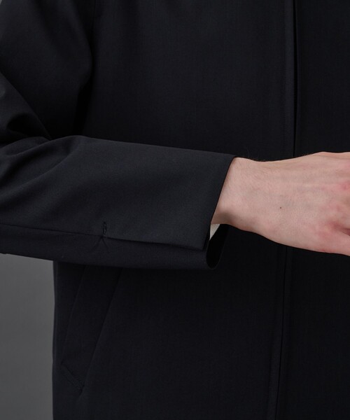 UNITED TOKYO(ユナイテッドトウキョウ)の「CLEAR WOOL ジップブルゾン(ブルゾン・メンズ・ブラック/グレイッシュベージュ・1/2)」の15枚目の写真