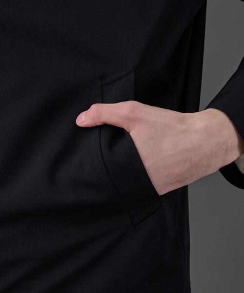 UNITED TOKYO(ユナイテッドトウキョウ)の「CLEAR WOOL ジップブルゾン(ブルゾン・メンズ・ブラック/グレイッシュベージュ・1/2)」の18枚目の写真