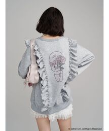 jouetie | 【Esther Bunny×jouetie】フリルプルオーバー スウェット トレーナー(スウェット)