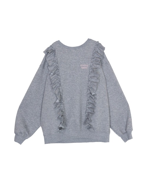 jouetie（ジュエティ）の「【Esther Bunny×jouetie】フリルプルオーバー スウェット トレーナー（スウェット・レディース・グレー/オフホワイト・MEDIUM）」の21枚目の写真