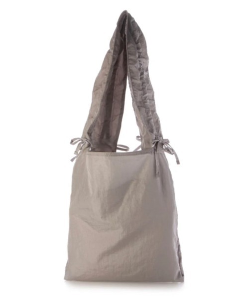 CACHELLIE（カシェリエ）の「GATHER RIBBON TOTE（トートバッグ・レディース・イエロー/ベージュ/ミント/グレー・FREE）」の9枚目の写真