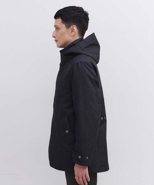 TAKEO KIKUCHI（タケオキクチ）の「【3WAY】グレンチェック ダウンライナー ブルゾン（ブルゾン・メンズ・ブラック系1/ライトグレー系1/ネイビー系1・01/02/03/04）」の8枚目の写真