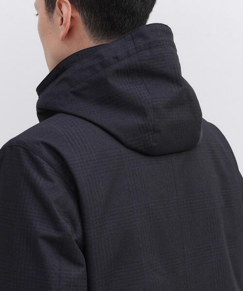 TAKEO KIKUCHI（タケオキクチ）の「【3WAY】グレンチェック ダウンライナー ブルゾン（ブルゾン・メンズ・ブラック系1/ライトグレー系1/ネイビー系1・01/02/03/04）」の12枚目の写真