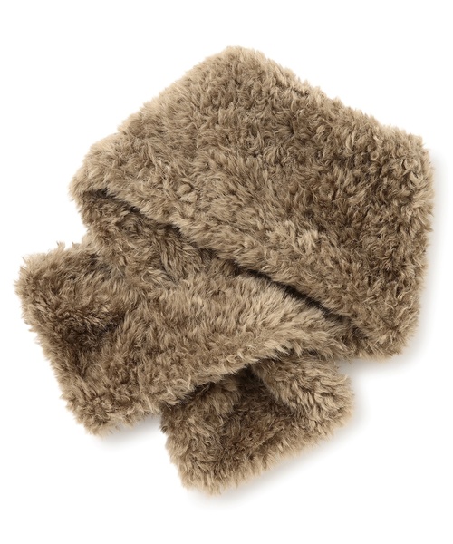 by LOVEiT（バイラビット）の「ファーティペット（マフラー・キッズ・アイボリー/ブラウン・F）」の7枚目の写真