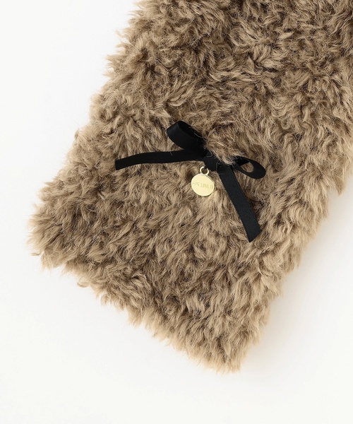 by LOVEiT（バイラビット）の「ファーティペット（マフラー・キッズ・アイボリー/ブラウン・F）」の8枚目の写真