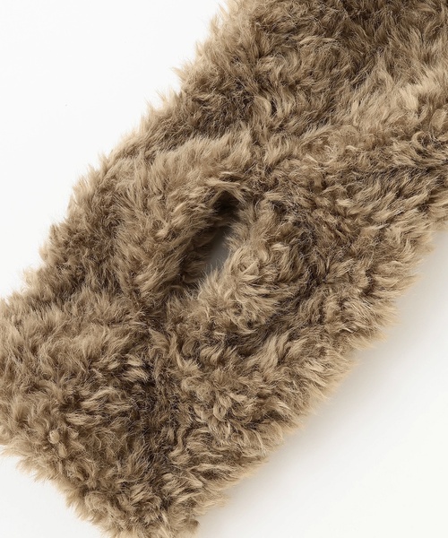 by LOVEiT（バイラビット）の「ファーティペット（マフラー・キッズ・アイボリー/ブラウン・F）」の9枚目の写真