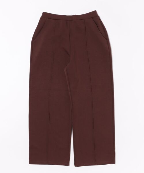 la.f…（ラエフ）の「【WEB限定】"もっちり素材"ダンボールワイドパンツ≪手洗い可能≫（その他パンツ・レディース・ライトグレー/ブラック/ブラウン・9号）」の8枚目の写真