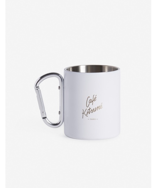 Maison Kitsune(メゾンキツネ)の「CAFE KITSUNE INOX MUG(グラス/マグカップ/タンブラー・メンズ・ホワイト・U)」の1枚目の写真