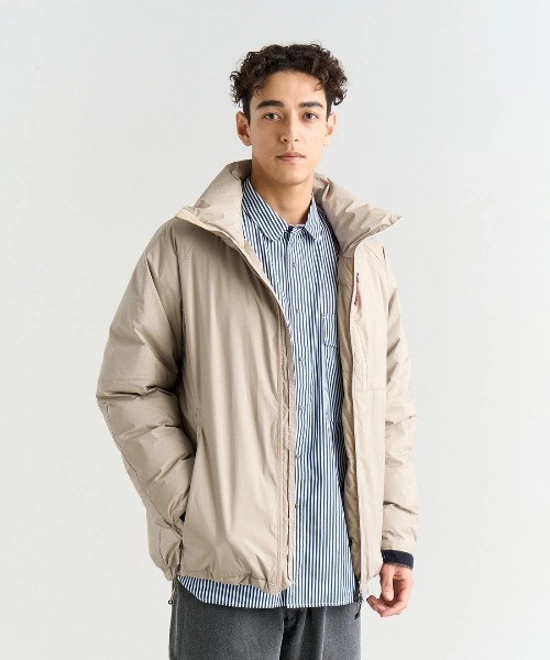 go slow caravan（ゴースローキャラバン）の「NANGA/ナンガ　AURORA TEX STAND COLLAR DOWN JACKET（ダウンジャケット/コート・メンズ・ブラック/ベージュ・MEDIUM/LARGE/X-LARGE）」の14枚目の写真