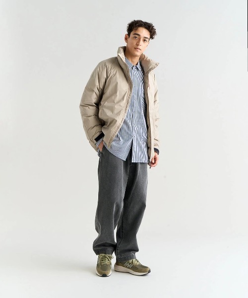 go slow caravan（ゴースローキャラバン）の「NANGA/ナンガ　AURORA TEX STAND COLLAR DOWN JACKET（ダウンジャケット/コート・メンズ・ブラック/ベージュ・MEDIUM/LARGE/X-LARGE）」の16枚目の写真