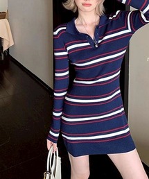 LYEON（リヨン）の「ポロニットワンピース（ワンピース）」