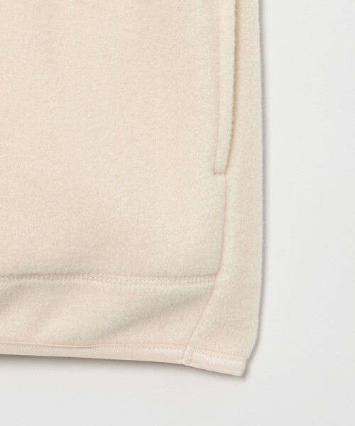 conte(コンテ)の「<conte>フリース ジップ プルオーバー(Tシャツ/カットソー・レディース・オフホワイト/ネイビー・FREE)」の10枚目の写真