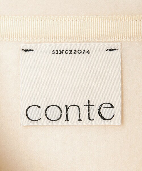 conte(コンテ)の「<conte>フリース ジップ プルオーバー(Tシャツ/カットソー・レディース・オフホワイト/ネイビー・FREE)」の13枚目の写真