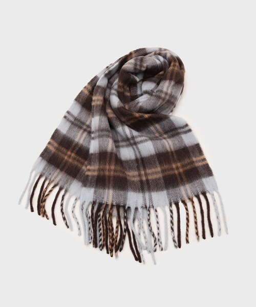 tk.TAKEO KIKUCHI(ティーケータケオキクチ)の「アソートボリュームシャギーマフラー(マフラー・メンズ・ブラウン系その他2/ベージュ系1/ブラック/ピンク/ブルー系1/ブラック系1/オフホワイト・00)」の13枚目の写真