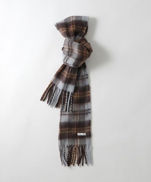 tk.TAKEO KIKUCHI(ティーケータケオキクチ)の「アソートボリュームシャギーマフラー(マフラー・メンズ・ブラウン系その他2/ベージュ系1/ブラック/ピンク/ブルー系1/ブラック系1/オフホワイト・00)」の5枚目の写真