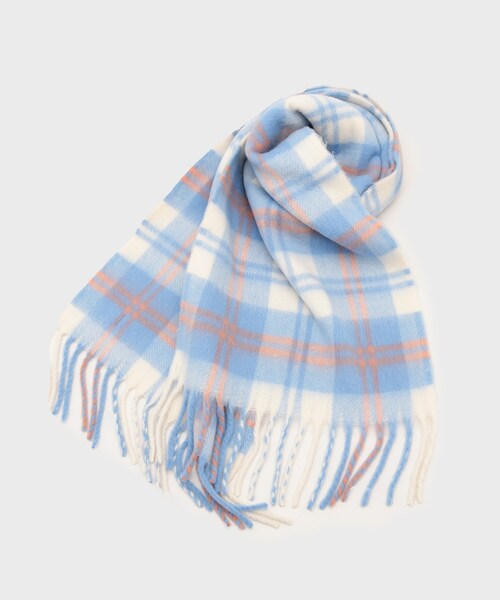 tk.TAKEO KIKUCHI(ティーケータケオキクチ)の「アソートボリュームシャギーマフラー(マフラー・メンズ・ブラウン系その他2/ベージュ系1/ブラック/ピンク/ブルー系1/ブラック系1/オフホワイト・00)」の10枚目の写真