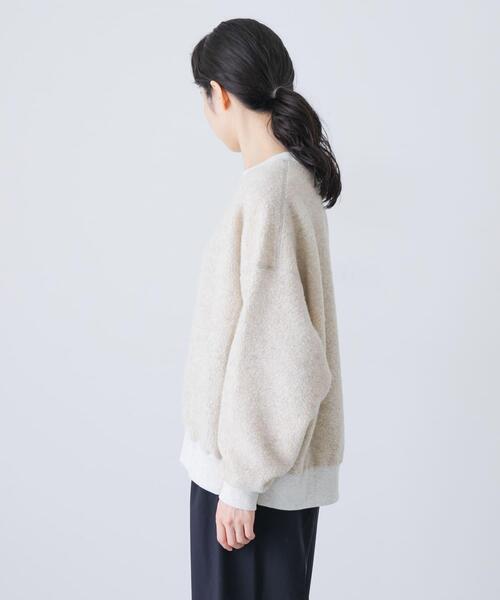 かぐれ　ボアプルオーバー　ベージュ かぐれ（カグレ）の「ウールボアプルオーバー（その他トップス）」 - WEAR