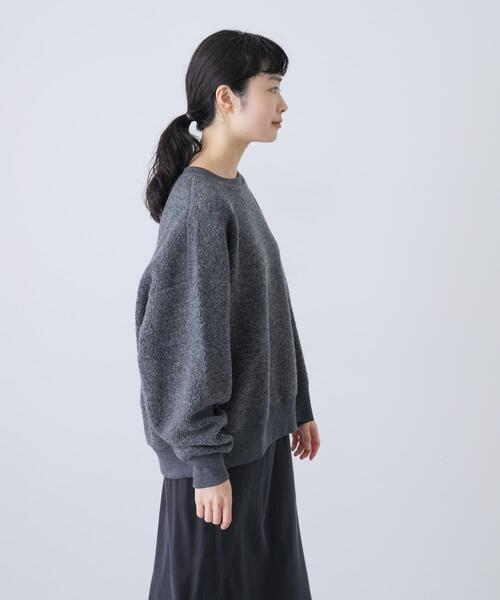 かぐれ（カグレ）の「ウールボアプルオーバー（その他トップス・レディース・チャコールグレー/ライトベージュ・FREE）」の20枚目の写真