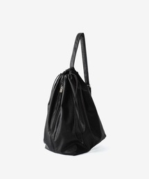 ATTACHMENT | シンセティックレザー バケットバッグ / SYNTHETIC LEATHER BUCKET BAG(ショルダーバッグ)