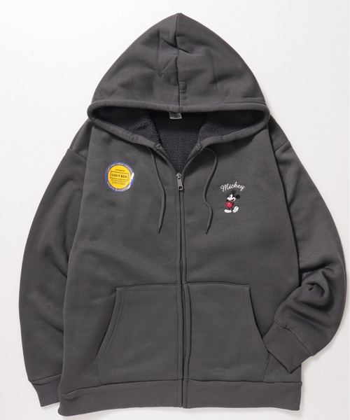 セール】【DISNEY/ディズニー】ミッキーマウス軽ボアスウェットワン