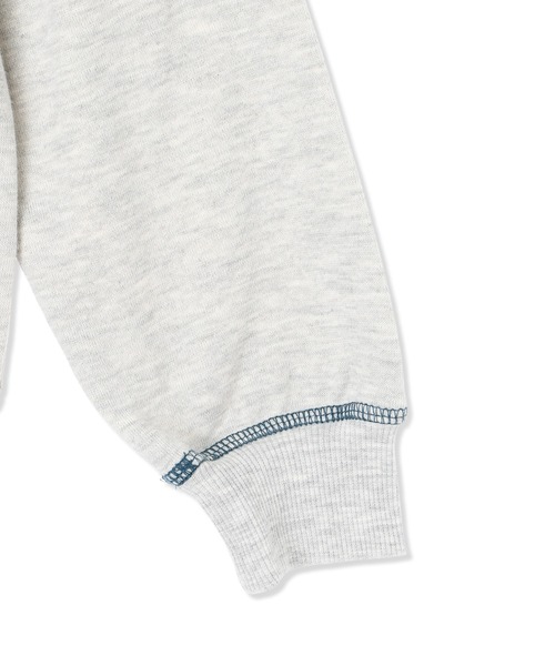 Piet(ピエット)の「【軽量】カレッジロゴスウェット(スウェット・キッズ・ネイビー/グレー/オフホワイト/ピンク・110/100/130/120)」の9枚目の写真