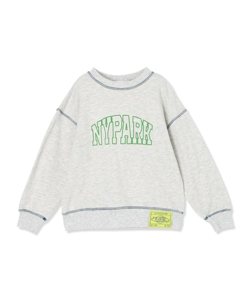 Piet(ピエット)の「【軽量】カレッジロゴスウェット(スウェット・キッズ・ネイビー/グレー/オフホワイト/ピンク・110/100/130/120)」の5枚目の写真