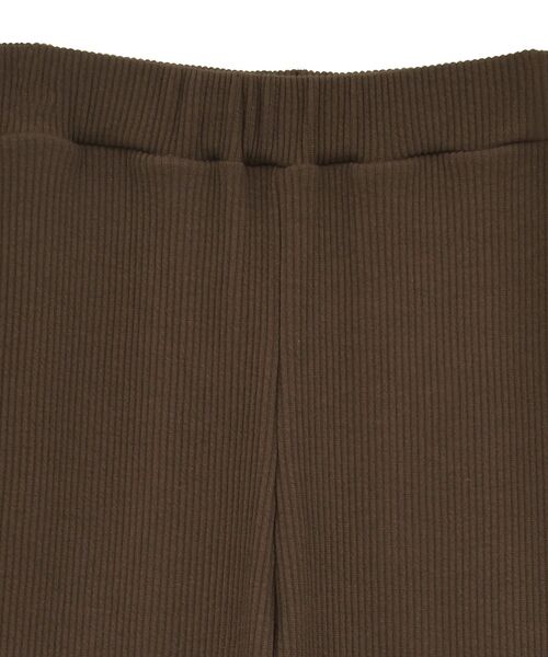 earth music&ecology（アースミュージックアンドエコロジー）の「【静電気防止】セルフカットテレコフレアパンツ（その他パンツ・レディース・ブラウン/ブラック/ライトベージュ・M/S）」の13枚目の写真