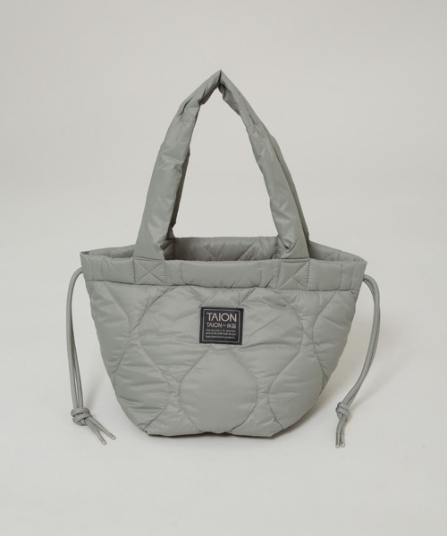 TAION（タイオン）の「TAION/ミリタリーソフトシェルダウントートバッグS（トートバッグ・レディース・オフホワイト/ブラック/ライトグリーン・FREE）」の3枚目の写真