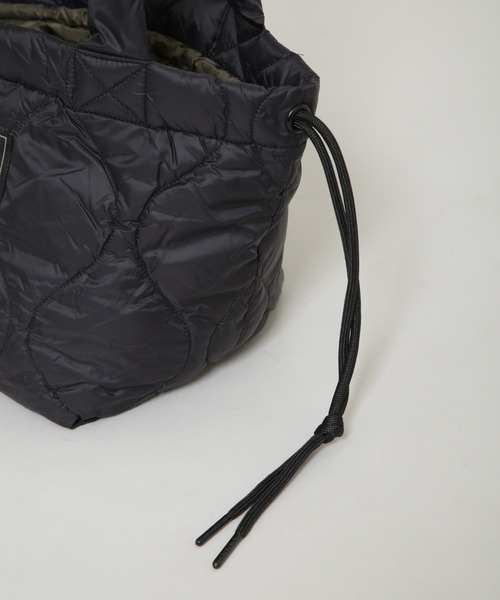 TAION（タイオン）の「TAION/ミリタリーソフトシェルダウントートバッグS（トートバッグ・レディース・オフホワイト/ブラック/ライトグリーン・FREE）」の5枚目の写真