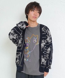 ScoLar Parity | 353123：バンダナ柄ジャガードカーディガン(カーディガン/ボレロ)