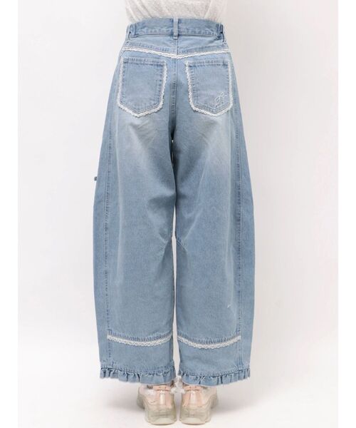 merry jenny（メリージェニー）の「バレルレッグリボンデニムパンツ（デニムパンツ・レディース・グレー/ブルー・FREE）」の15枚目の写真