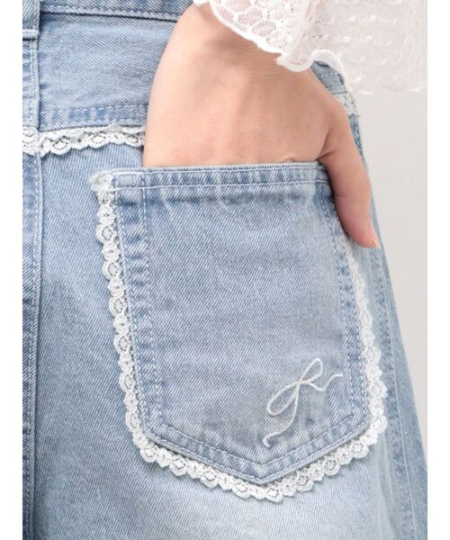 merry jenny（メリージェニー）の「バレルレッグリボンデニムパンツ（デニムパンツ・レディース・グレー/ブルー・FREE）」の17枚目の写真