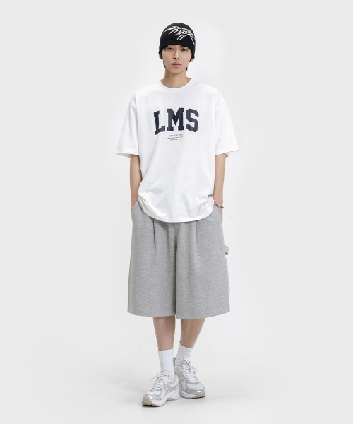 LEMAIN SECOND（リメインセカンド）の「バミューダワイドツーピンタックカーペンタースウェットショーツ[グレー]（その他パンツ・レディース・その他・LARGE/SMALL/MEDIUM）」の21枚目の写真