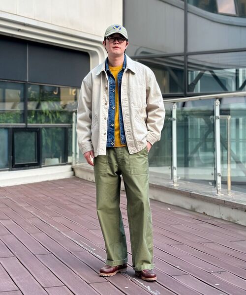 OUTSTANDING（アウトスタンディング）の「BACK SATIN FATIGUE PANTS(ORIGINAL FIT)_WASHED OLIVE（その他パンツ・メンズ・その他・SMALL/MEDIUM/LARGE）」の4枚目の写真