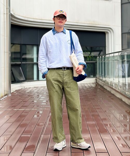 OUTSTANDING（アウトスタンディング）の「BACK SATIN FATIGUE PANTS(ORIGINAL FIT)_WASHED OLIVE（その他パンツ・メンズ・その他・SMALL/MEDIUM/LARGE）」の5枚目の写真