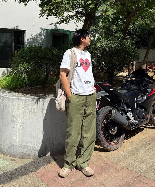OUTSTANDING（アウトスタンディング）の「BACK SATIN FATIGUE PANTS(ORIGINAL FIT)_WASHED OLIVE（その他パンツ・メンズ・その他・SMALL/MEDIUM/LARGE）」の7枚目の写真